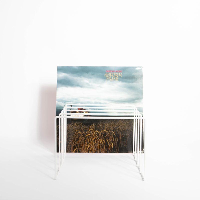 MJI Vinyl Records Holder R25A-White - Image 3