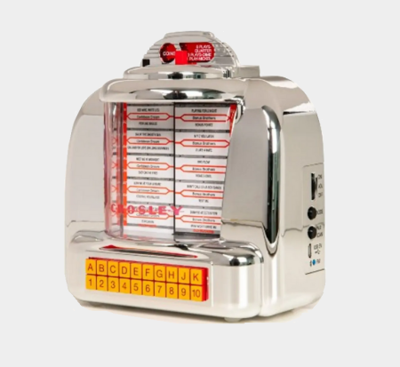 Crosley Diner Jukebox Tabletop Radio - Silver