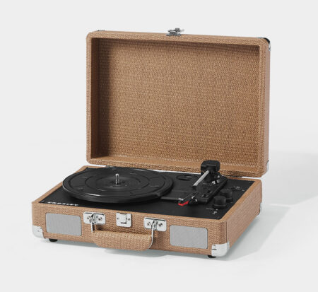 Crosley Cruiser Plus Portable Turntable With Bluetooth In/Out - Basketweave