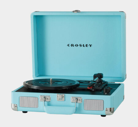 Crosley Cruiser Plus Portable Turntable With Bluetooth In/Out - Exclusive Turquoise
