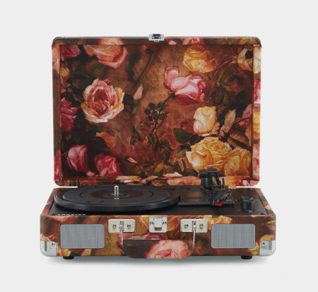 Crosley Cruiser Plus Portable Turntable With Bluetooth In/Out- Floral