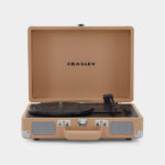 Crosley Cruiser Plus Portable Turntable With Bluetooth In/Out- Light Tan