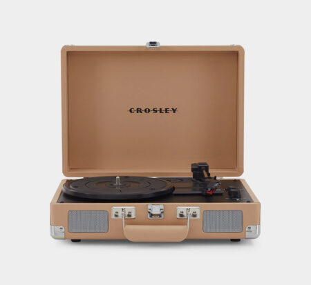 Crosley Cruiser Plus Portable Turntable With Bluetooth In/Out- Light Tan