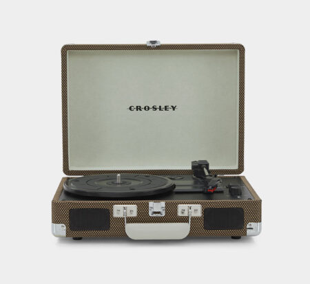 Crosley Cruiser Plus Portable Turntable With Bluetooth In/Out - Tweed