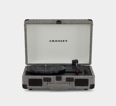 Crosley Cruiser Plus Portable Turntable With Bluetooth In/Out - Herringbone