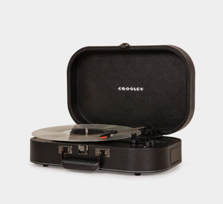 Crosley Discovery Portable Turntable With Bluetooth In/Out - Black