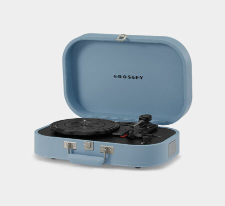 Crosley Discovery Portable Turntable With Bluetooth In/Out - Glacier