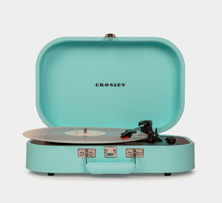 Crosley Discovery Portable Turntable With Bluetooth In/Out - Turquoise