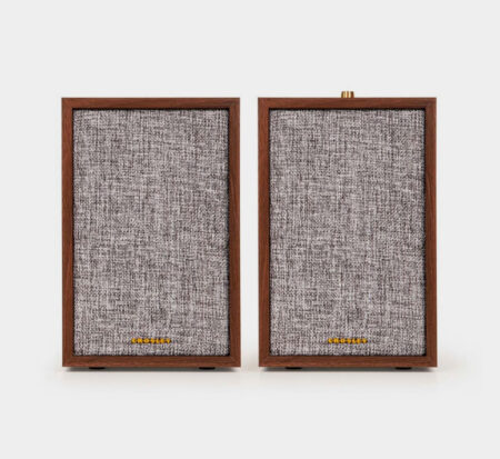 Crosley Stereo Powered Speakers - Walnut