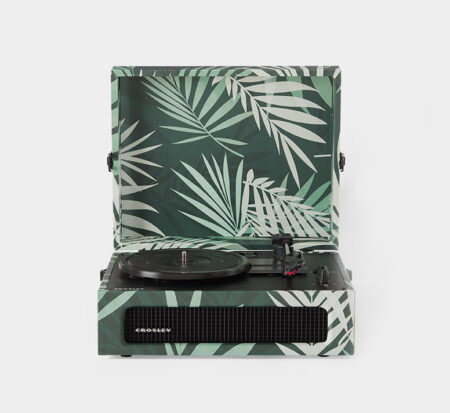 Crosley Voyager Portable Turntable With Bluetooth In/Out - Botanical