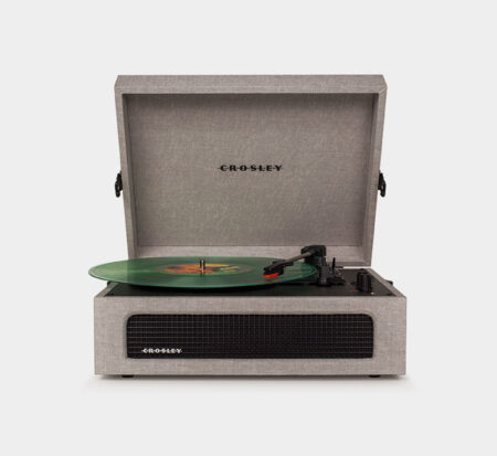 Crosley Voyager Portable Turntable With Bluetooth Out - Gray