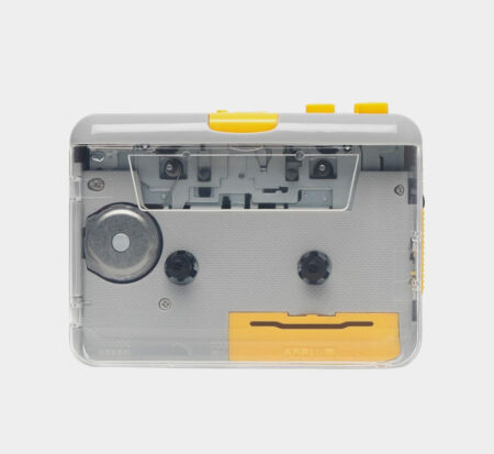 Mji J09 Cassette Player (Clear Super Usb) - Gray