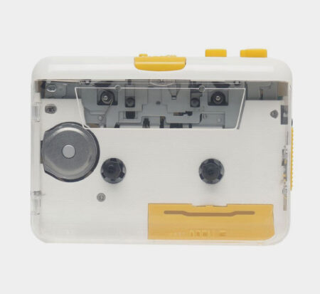 Mji J09 Cassette Player (Clear Super Usb) - White