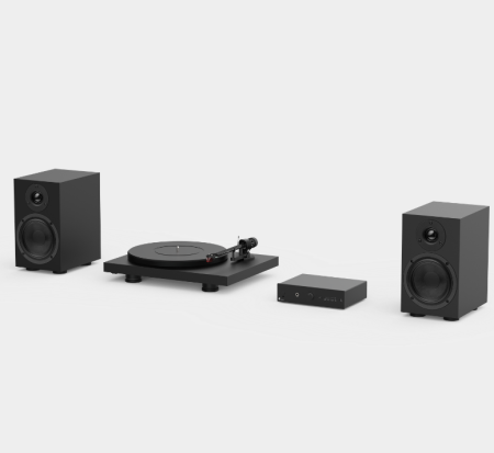 COLOURFUL AUDIO SYSTEM - SATIN BLACK (UK PLUG)