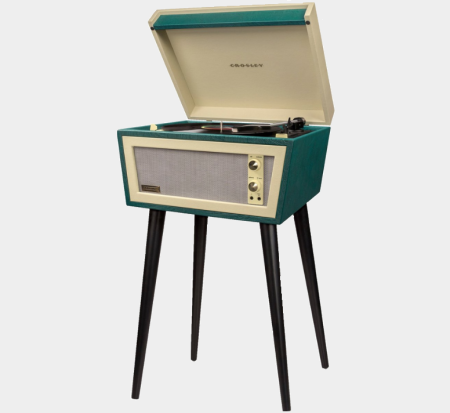 CROSLEY DANSETTE BERMUDA DELUXE - GREEN/CRÈAM
