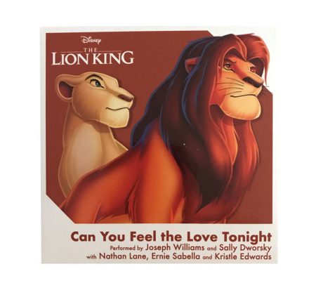 DISNEY'S LION KING 3" VINYL RECORD