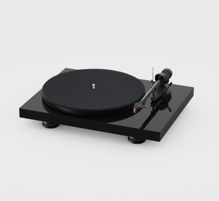 PRO-JECT DEBUT CARBON EVO (2M RED) - HIGH GLOSS BLACK