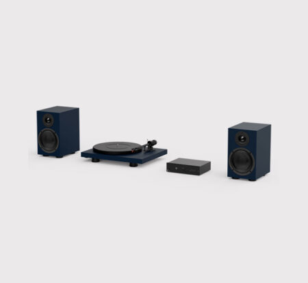 COLOURFUL AUDIO SYSTEM - SATIN BLUE (UK PLUG)
