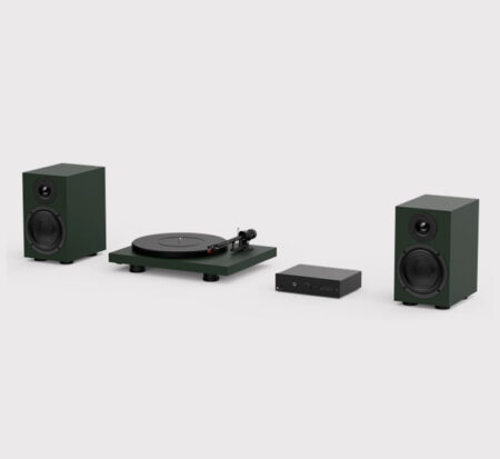 COLOURFUL AUDIO SYSTEM - SATIN GREEN (UK PLUG)