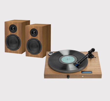 PRO-JECT SET JUKE BOX S2 + SPEAKER BOX 5 S2 - WALNUT