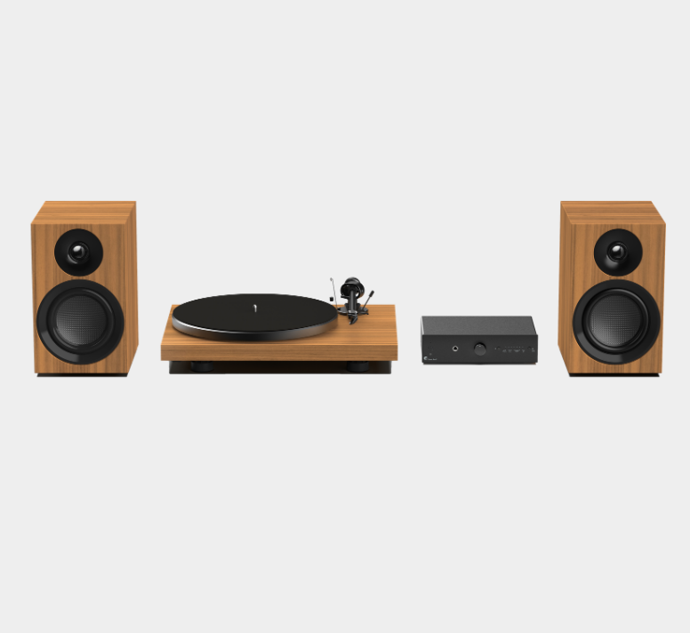 PRO-JECT COLOURFUL AUDIO SYSTEM E - WALNUT UK/INT